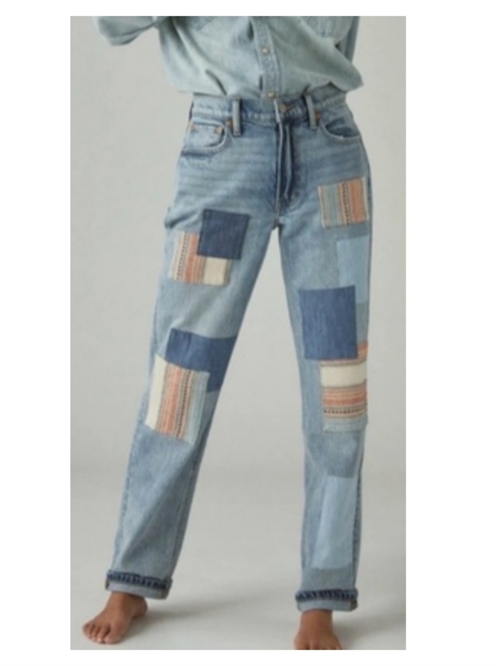 LUCKY BRAND Patchwork Jeans